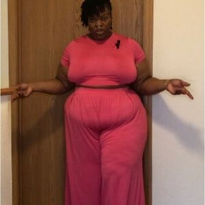 Pink Women's Jumpsuit